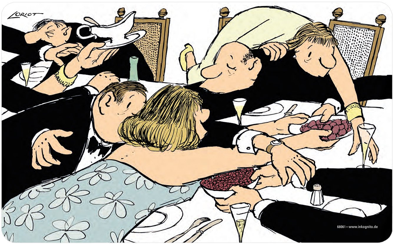 Inkognito Loriot Breakfast Board No Inhibitions