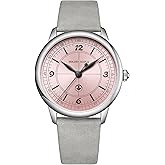 GOLDEN MAPLE Ladies Watches Swiss Quartz Movement Watches for Women Large Face Leather Watch