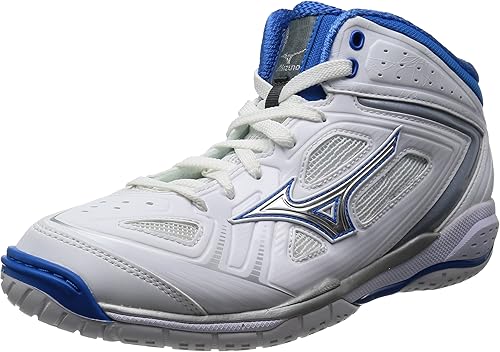 Amazon ミズノ バスケットシューズ メンズ W1ga1400 ホワイト ブルー 310 31cm Mizuno ミズノ バスケットボール