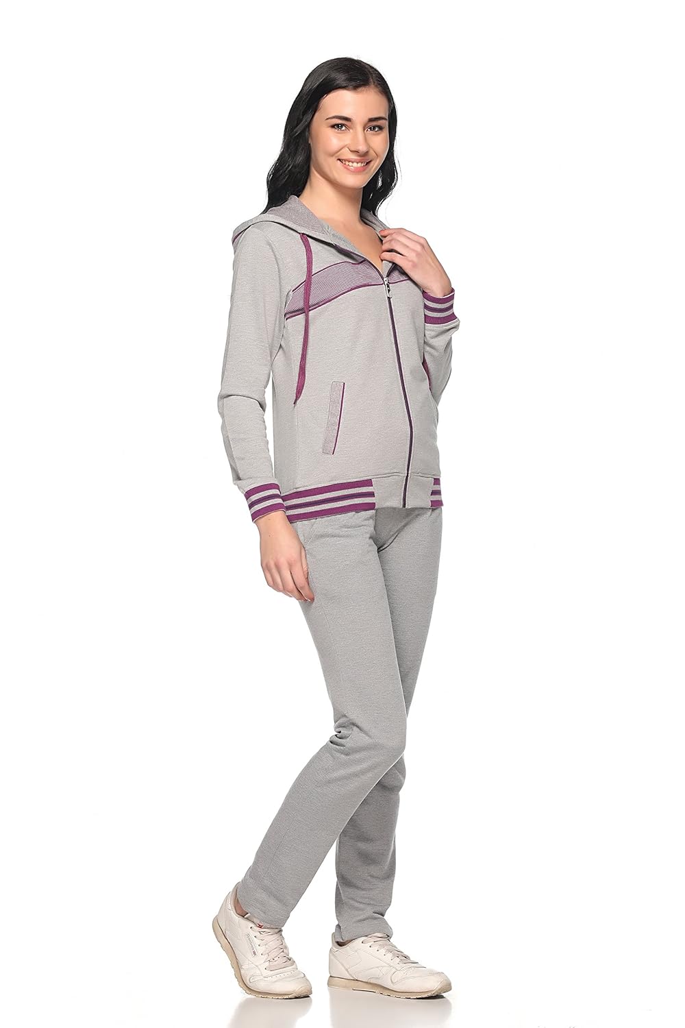 ex10sive fleece greymel active wear tracksuit
