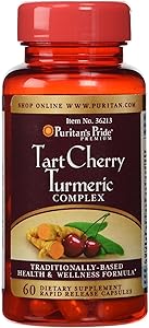 Puritan's Pride Tart Cherry Turmeric Complex-60 Capsules