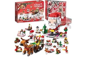 STBEIMEIMY Advent Calendar 2025 Christmas Building Toy for Kids,12 Days Building Blocks Toys Holiday Countdown Calendars, 6 IN 1 Santa Claus Blocks, Stuffers for 6-12 Year Old Boys Girls Teen Gifts