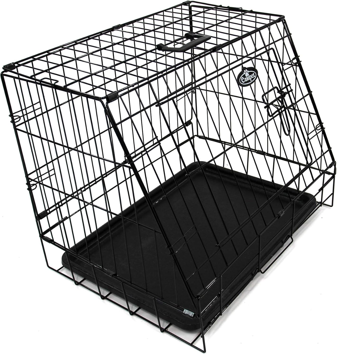 small sloping dog crate