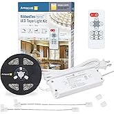 Armacost Lighting 421501 Ribbon Flex Home Tunable White LED Tape Light Kit with Remote, 16 ft