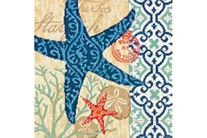Dimensions Needlepoint Kit, Starfish Pattern, 14'' x 14''