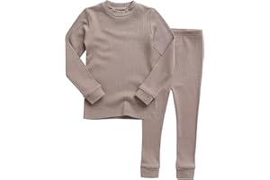VAENAIT BABY 6M-12Y Kids Unisex Girls & Boys Soft Comfy Modal Tencel Shirring Sleepwear Pajamas 2pcs/4pcs Set