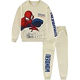Marvel Spider-Man Boys 2 Piece Sweatshirt and Pant Sets for Toddlers and Big Kids