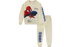 Marvel Spider-Man Boys 2 Piece Sweatshirt and Pant Sets for Toddlers and Big Kids