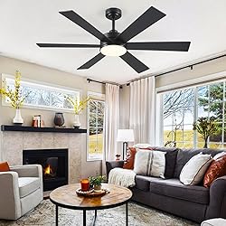 Farmhouse Rustic Ceiling Fans with Lights and