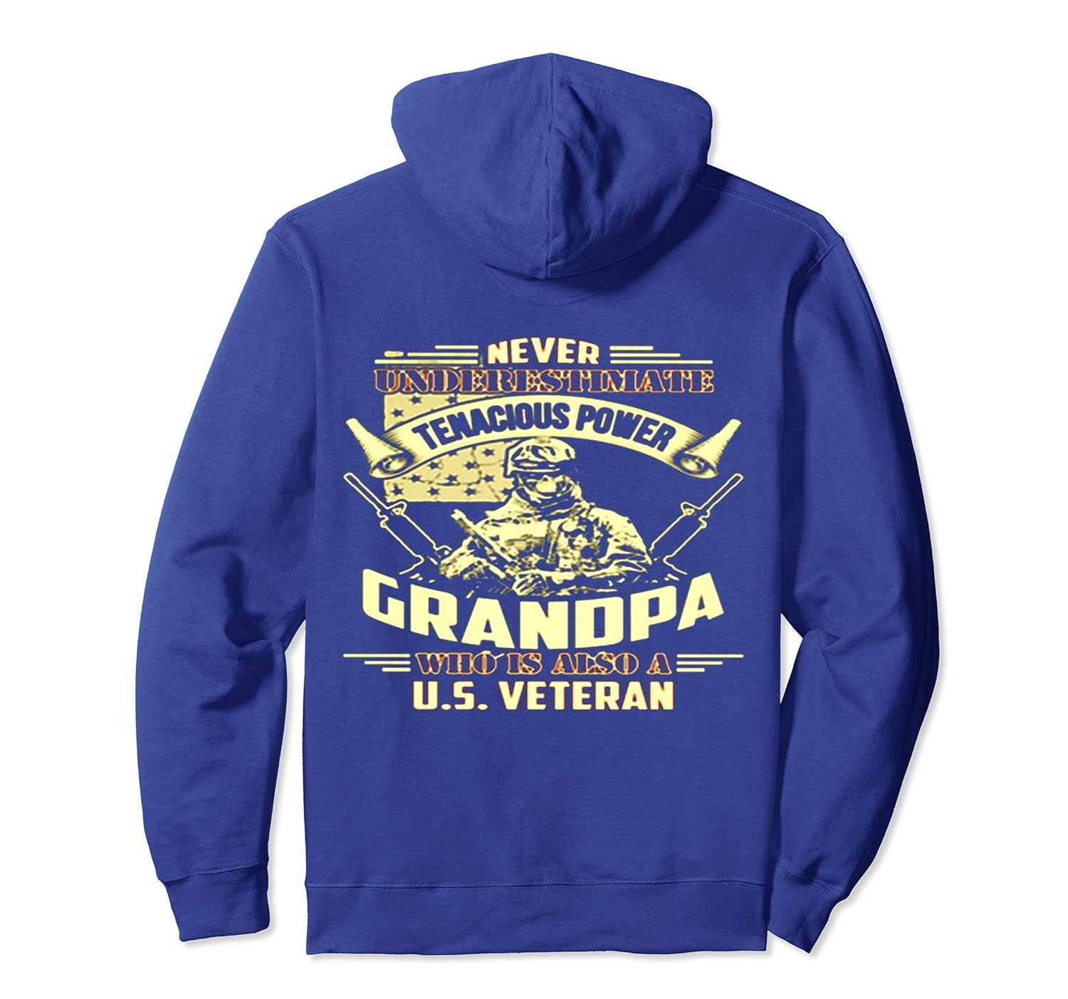 Never Underestimate Tenacious Power of Grandpa Hoodie-anz