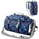 GGOV Gym Sport Bag Backpack Duffle Bag Weekender Bag Waterproof Travel Sling Bag Casual Daypack for Men and Women