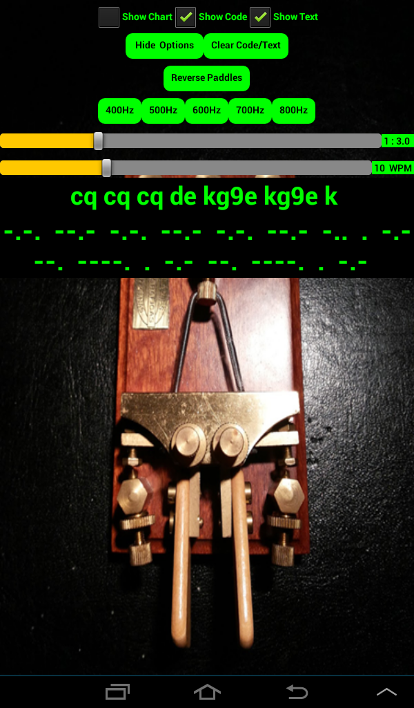 2 Amateur ham radio CW Morse code practice oscillators software app for