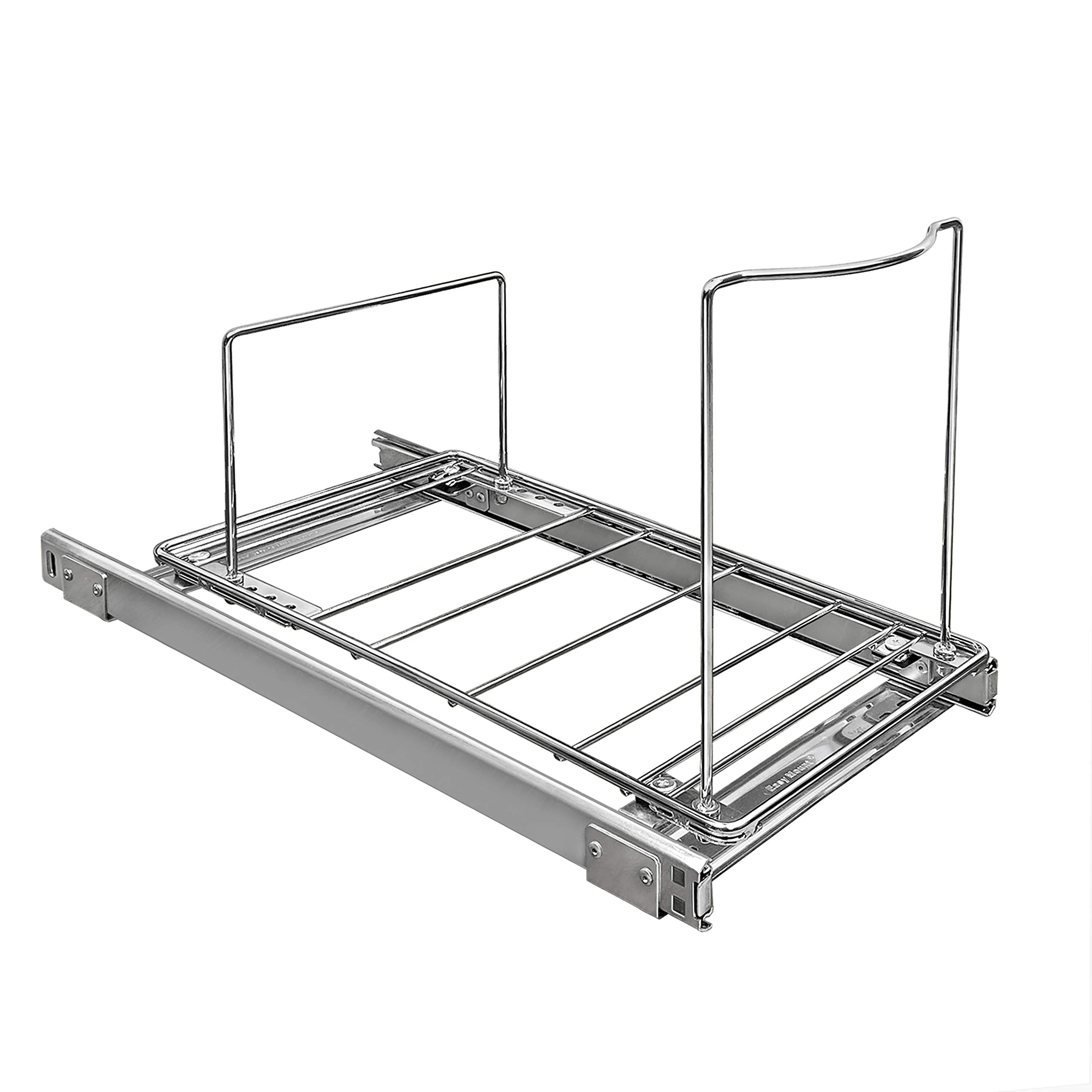 LYNK PROFESSIONAL® Pull-Out Trash Can Drawer – Sliding Organizer for Kitchen Cabinet or Under-Sink Use – Heavy Duty Storage Rack (Bin Not Included)