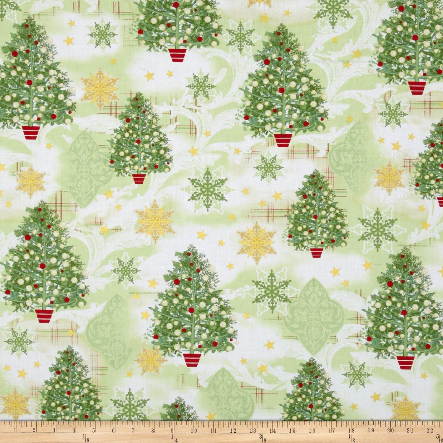 Download Amazon Com 1 2 Yard Holiday Magic Christmas Trees Cotton Fabric Great For Quilting Sewing Craft Projects A Quilt Throw Pillows More 1 2 Yard X 44 Wide PSD Mockup Templates