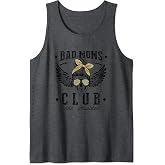 Bad Moms Club Wine Provided Mom Skull Sunglasses Tank Top