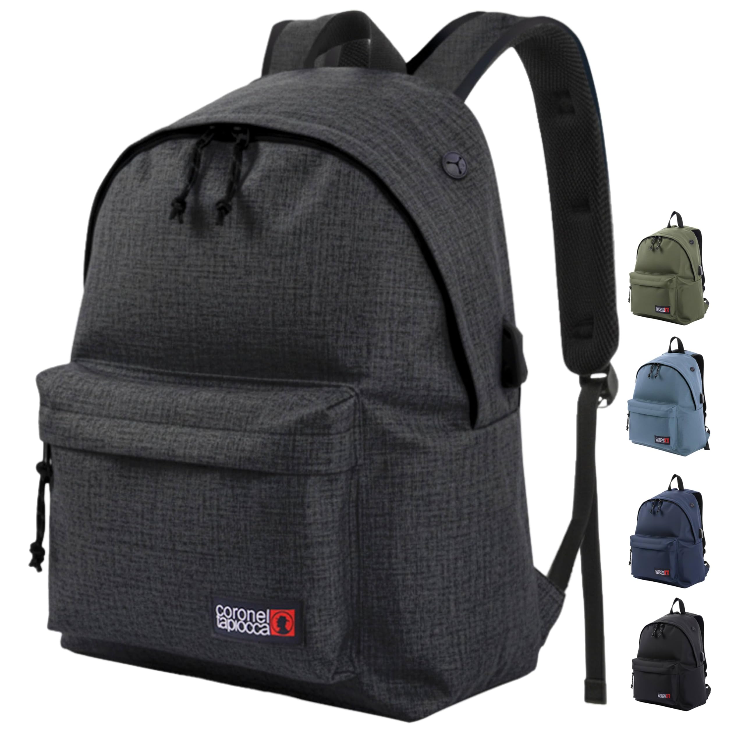 Coronel Tapioca Men's Backpacks Men's Backpack for Work, Travel, Daily, School and School – 20L Capacity, grey, 20L