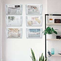 COSYAWN 3 Pack Mesh Wall Mounted File Holder, Metal