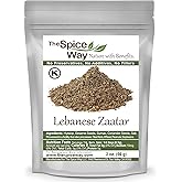 The Spice Way - Traditional Lebanese Zaatar with Hyssop (2 Oz) | Made with hyssop and sumac, not thyme; also known as za'atar, zatar, zahtar or zahatar; Kosher Certified; Resealable Bag
