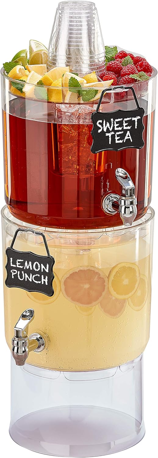  | Buddeez Party Top New Beverage Dispenser, 1.75 gallon, Clear: Iced Beverage Dispensers
