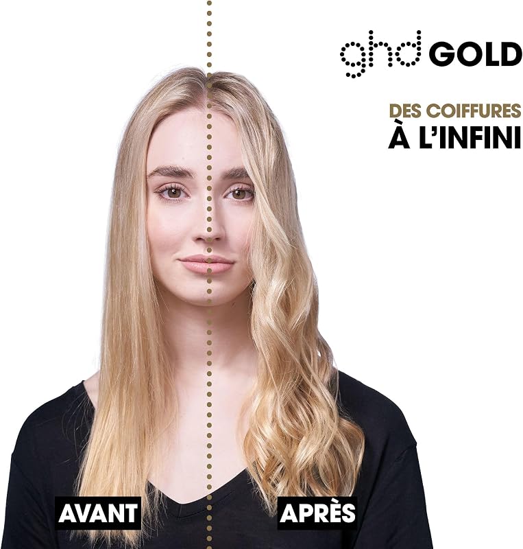 - Lisseur cheveux ghd Gold - Fer à lisser professionnel (Noir)