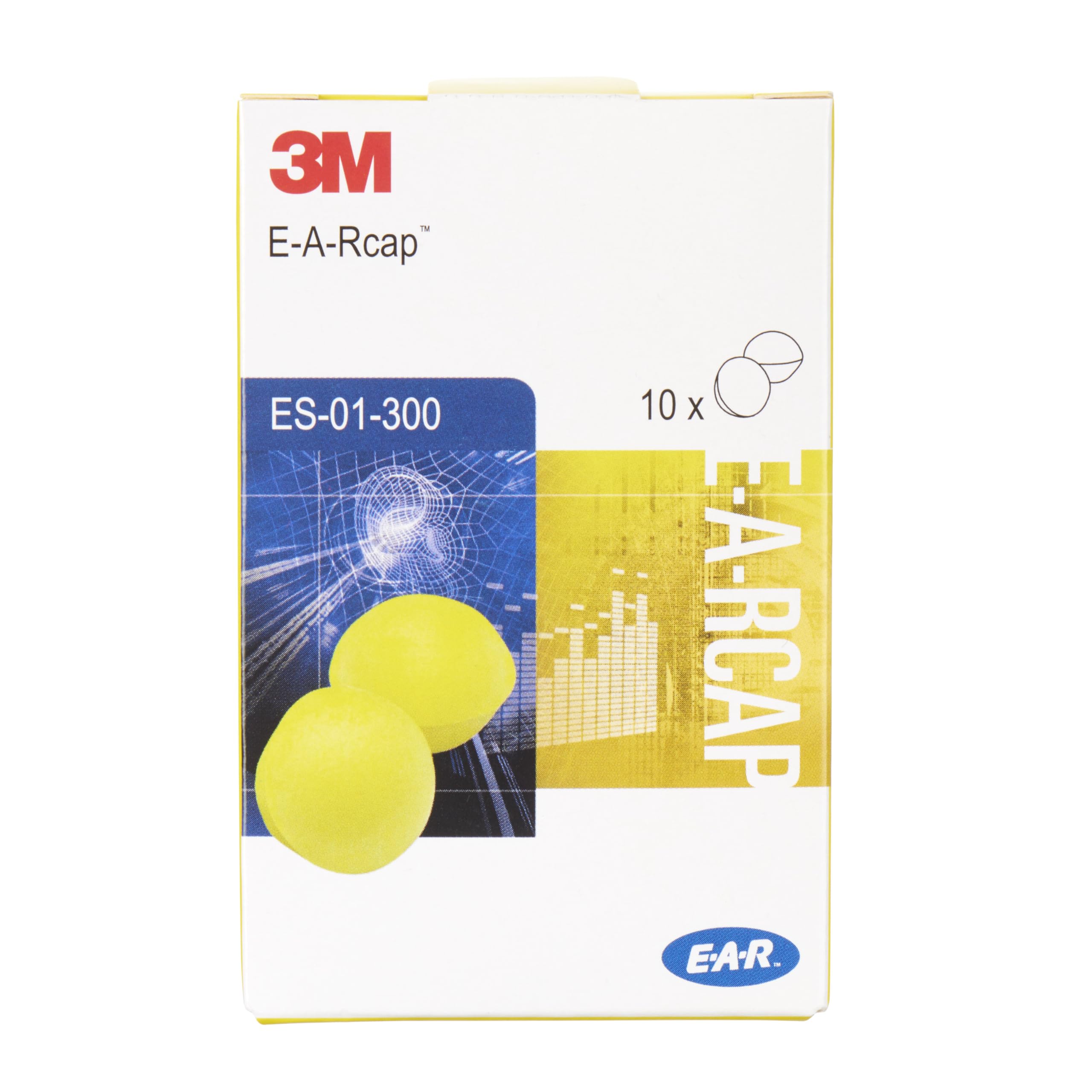 3M E-A-R Flexicap Replacement Pods, 23 dB, 10 Pairs/Box, ES-01-300