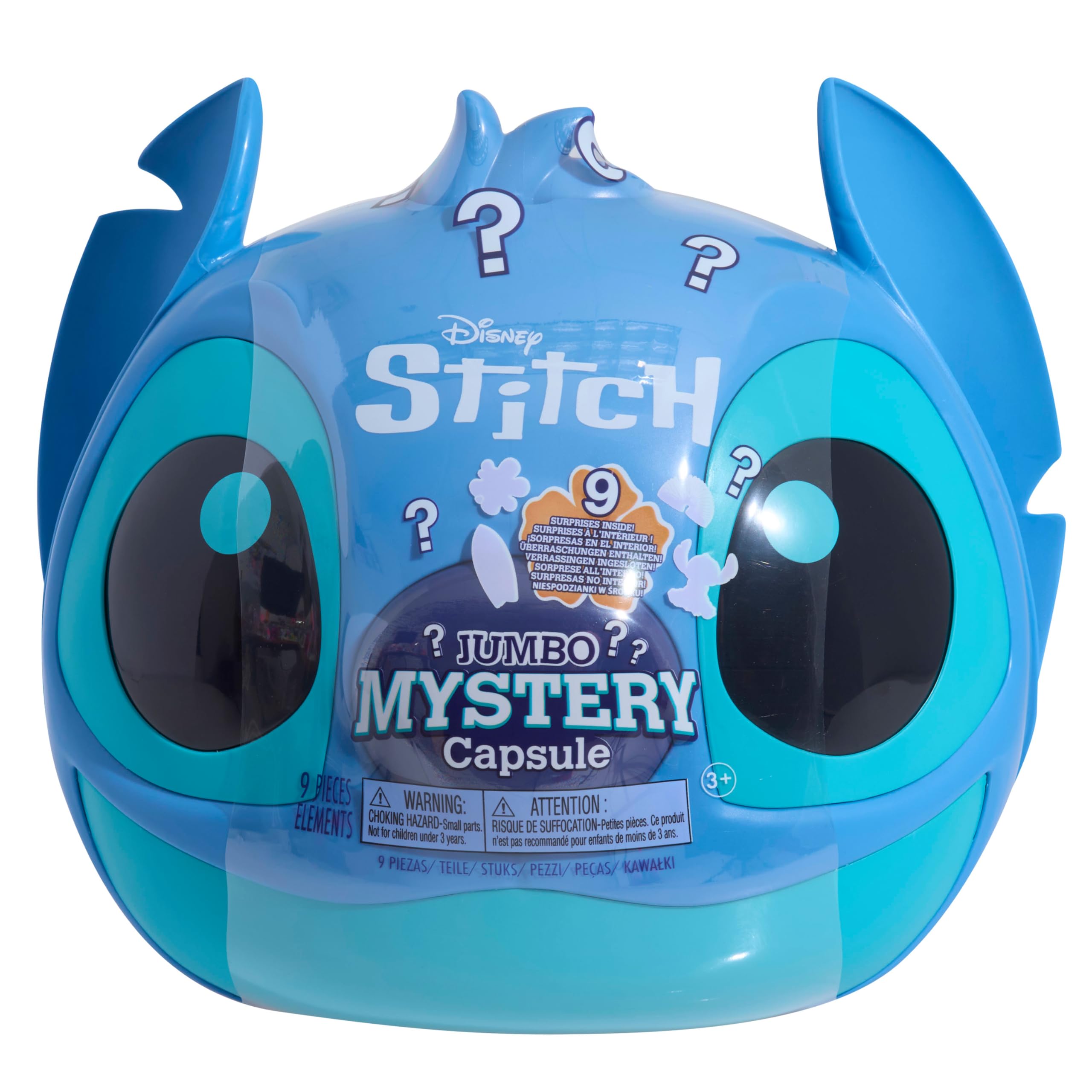 Just Play Disney Stitch Jumbo Mystery Capsule, Kids Toys for Ages 3 Up