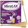 MiraLAX Gentle Constipation Relief Laxative Powder, Stool Softener with PEG 3350, No Harsh Side Effects, Single Dose Mix-In P