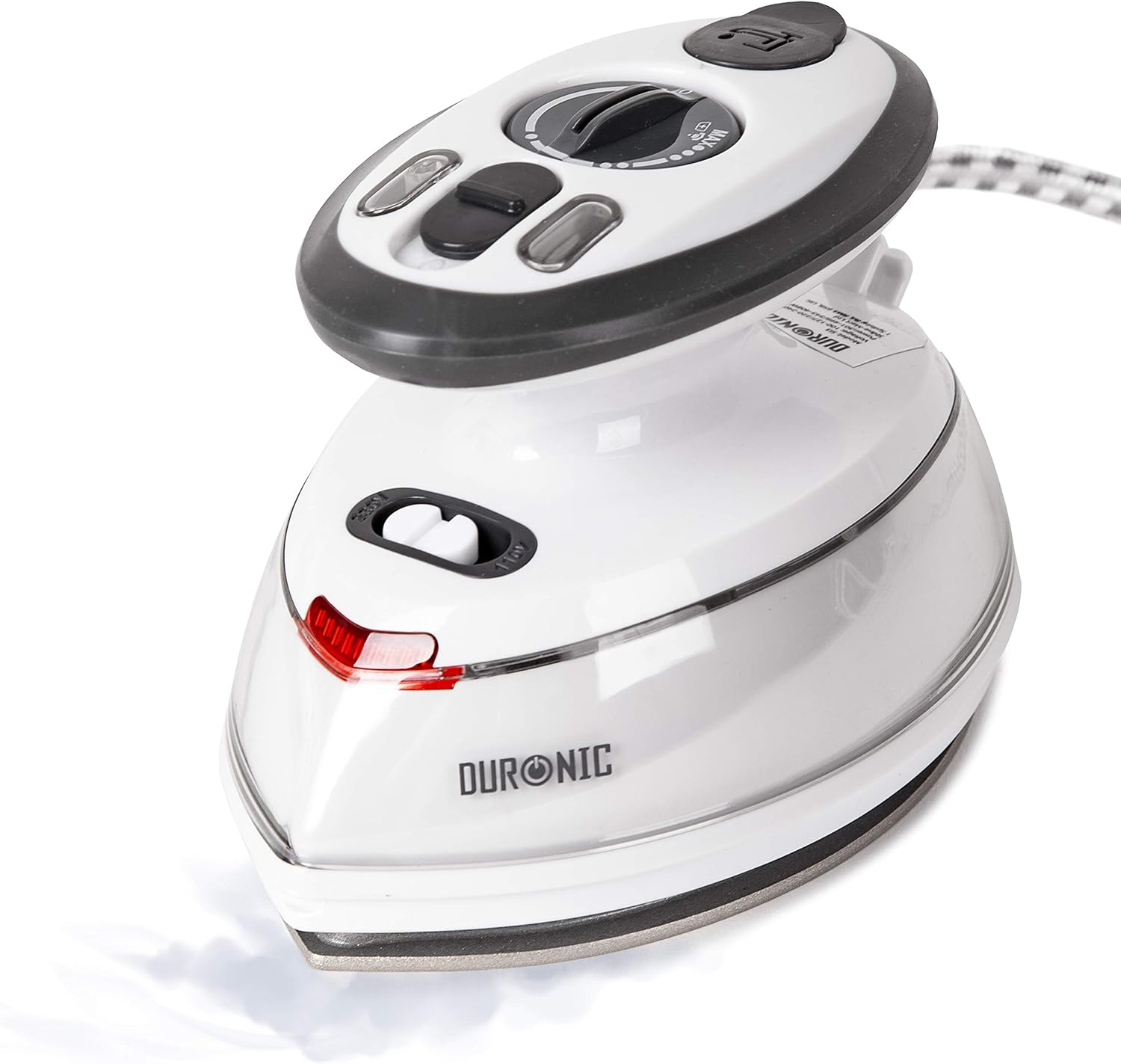 Duronic Mini Steam Iron SI3 Small Compact Travel Steamer Quilting