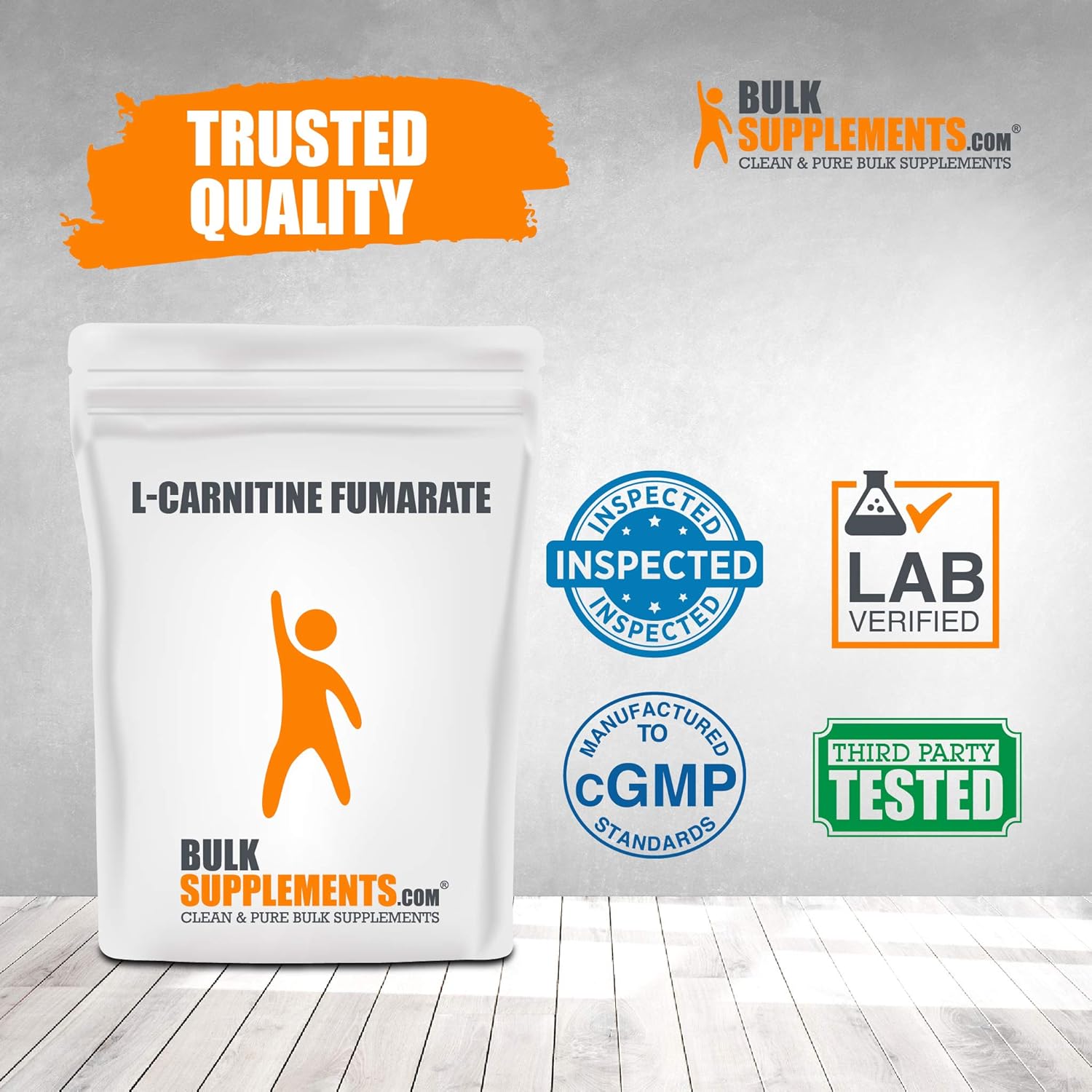 Bulksupplements L-Carnitine Fumarate (250 Grams): Health & Personal Care