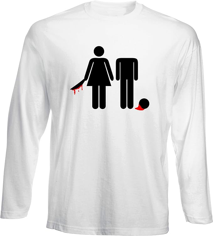 tee shirt homme manche longue blanc