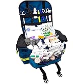 Lightning X Small Medic First Responder EMT Trauma Bag Stocked First Aid Fill Kit A Navy Blue