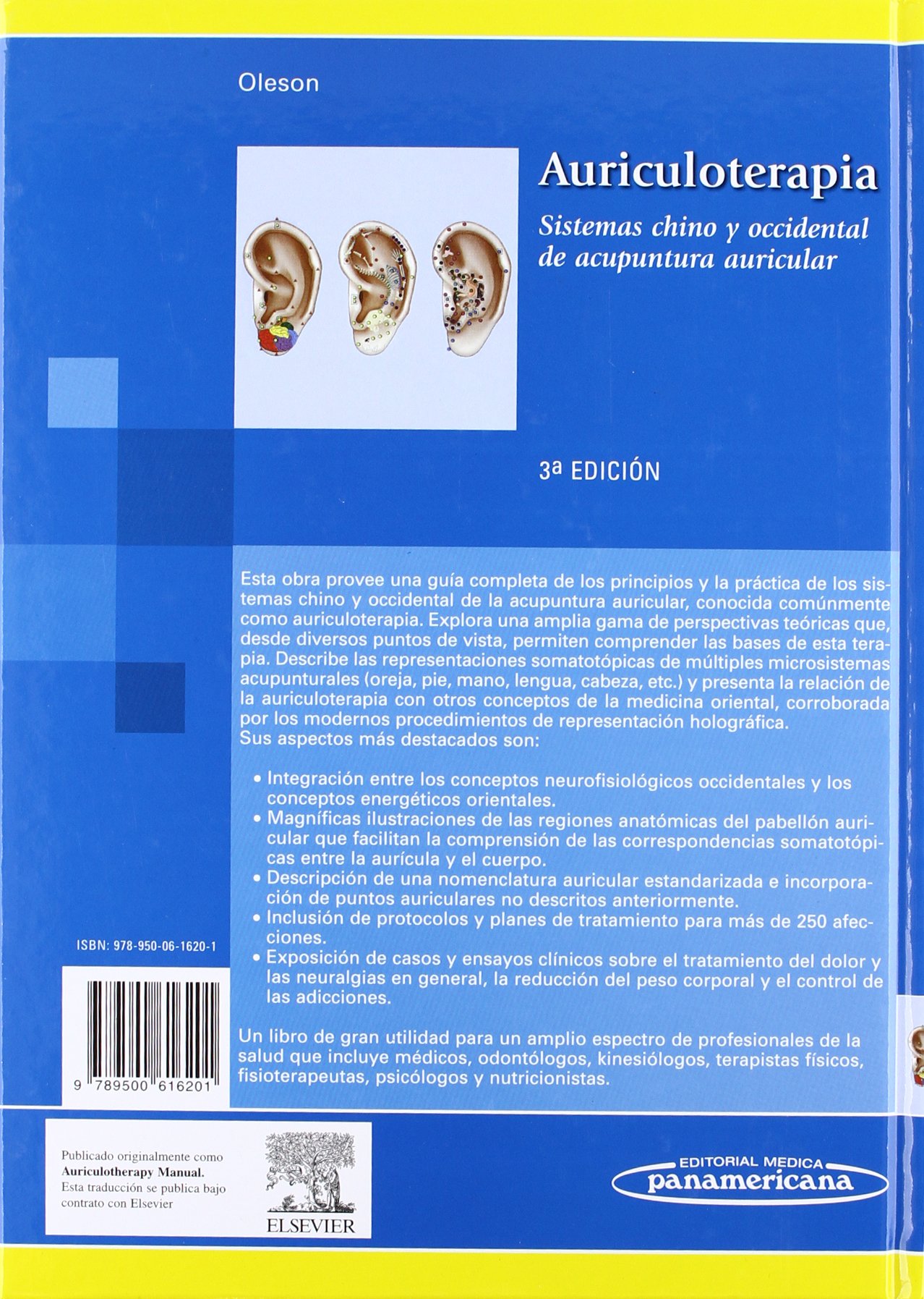 Oleson Auriculoterapia 3ed Spanish Edition Oleson 9789500616201 Amazon Com Books