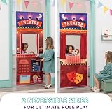 Playhouse Pop-Up Play Town Puppet Theatre Doorway 1m Rod Kids 3-7 view 4