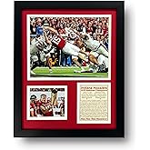 Indiana Hoosiers | 2025 CFP National Champions | Collectible Hoosier Football Memorabilia | Framed Picture & Photo Collage Gift, Man Cave Wall Art, Home & Room Decor | 2 Sizes & 2 Styles (Mendoza Dive, 12"x15")