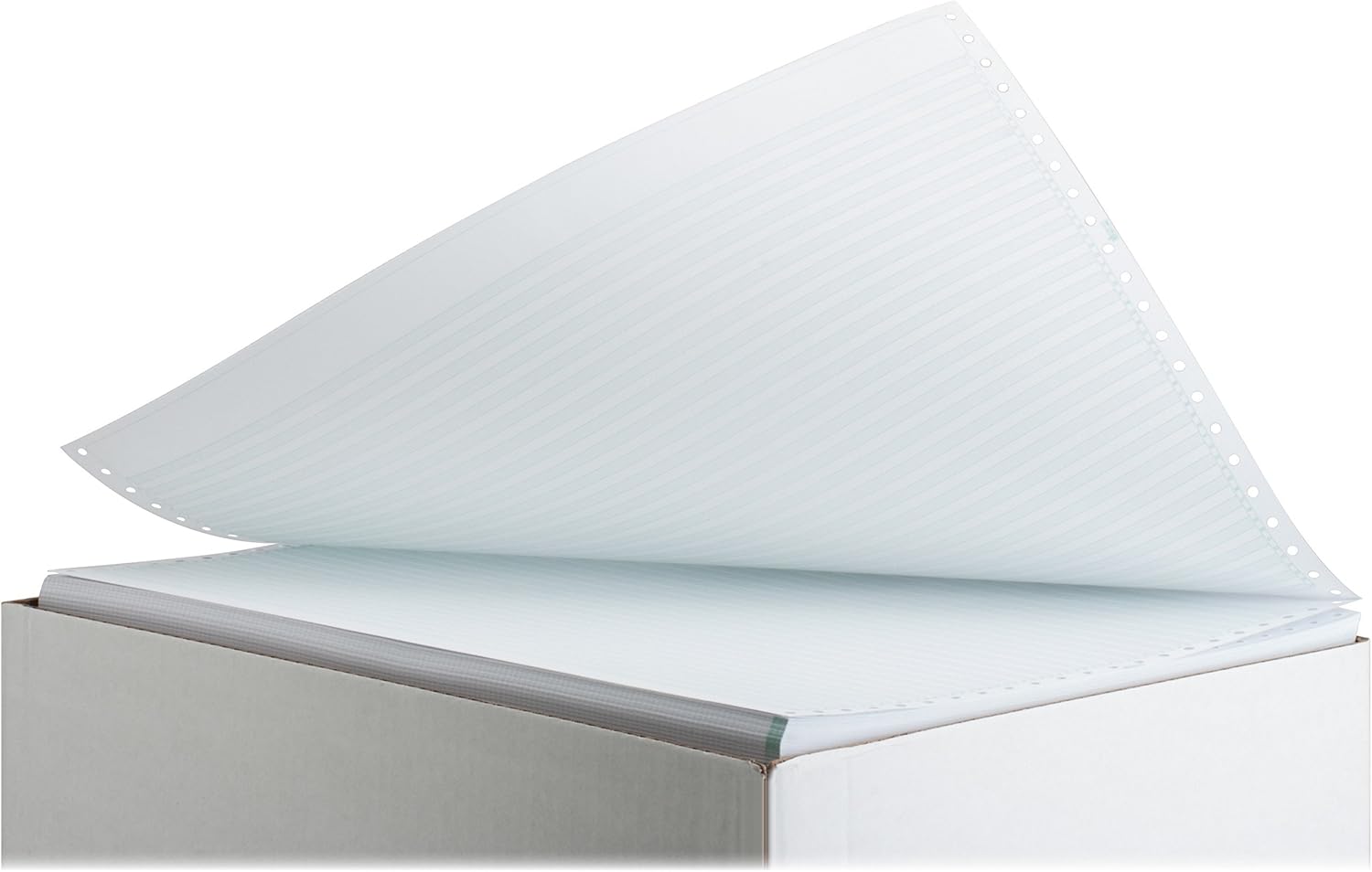 Sparco Computer Paper, 1/6Inch Greenbar, 1 Part, 147/8 x 11 Inches, 2700 Count