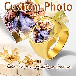 FindChic Customized Signet Photo Rings