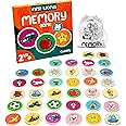 Montessori-Inspired Wooden Matching Game for Toddlers 2-4 Years - Durable, Scratch-Resistant 36 Card Set, Includes Carry Bag - Memory Game for Toddlers 2-4 Years - Cognitive Verbal Skills Development