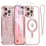 Meifigno for iPhone 15 Pro Max Case 6.7", [Glitter