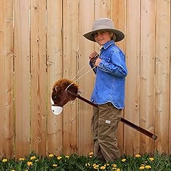 Linzy Plush 36'' Riding Stick, Adjustable