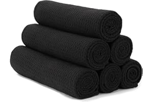 S&T INC. Microfiber Gym Towels, Yoga Towel for Home and Gym Bag, 16 Inch x 27 Inch, 6 Pack