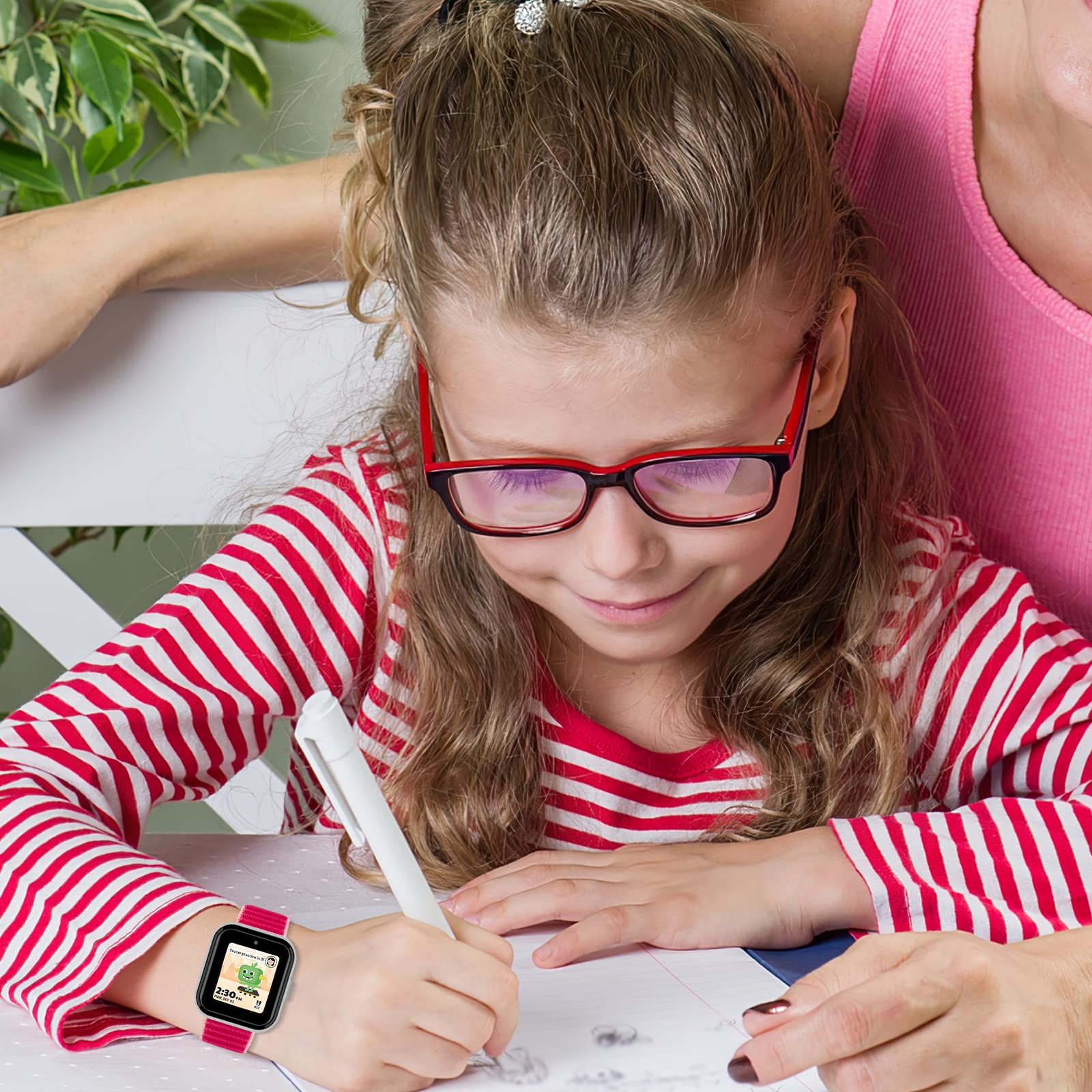 NewJourney Nylon Bands Compatible with SyncUP Kids Watch 2/1 Band, Breathable Hook&Loop Replacement Band for Boys Girls