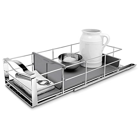 Simplehuman 9 Inch Pull Out Cabinet Organizer Heavy Gauge Steel