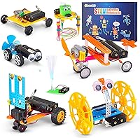Gleamkid 7 Pcs STEM Toy Kit for Kids Ages 8-12, Educational Science Kits for Kids, Electronic Science Experiments STEM DIY Bu