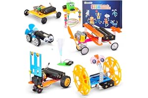 Gleamkid 7 Pcs STEM Toy Kit for Kids Ages 8-12, Educational Science Kits for Kids, Electronic Science Experiments STEM DIY Bu