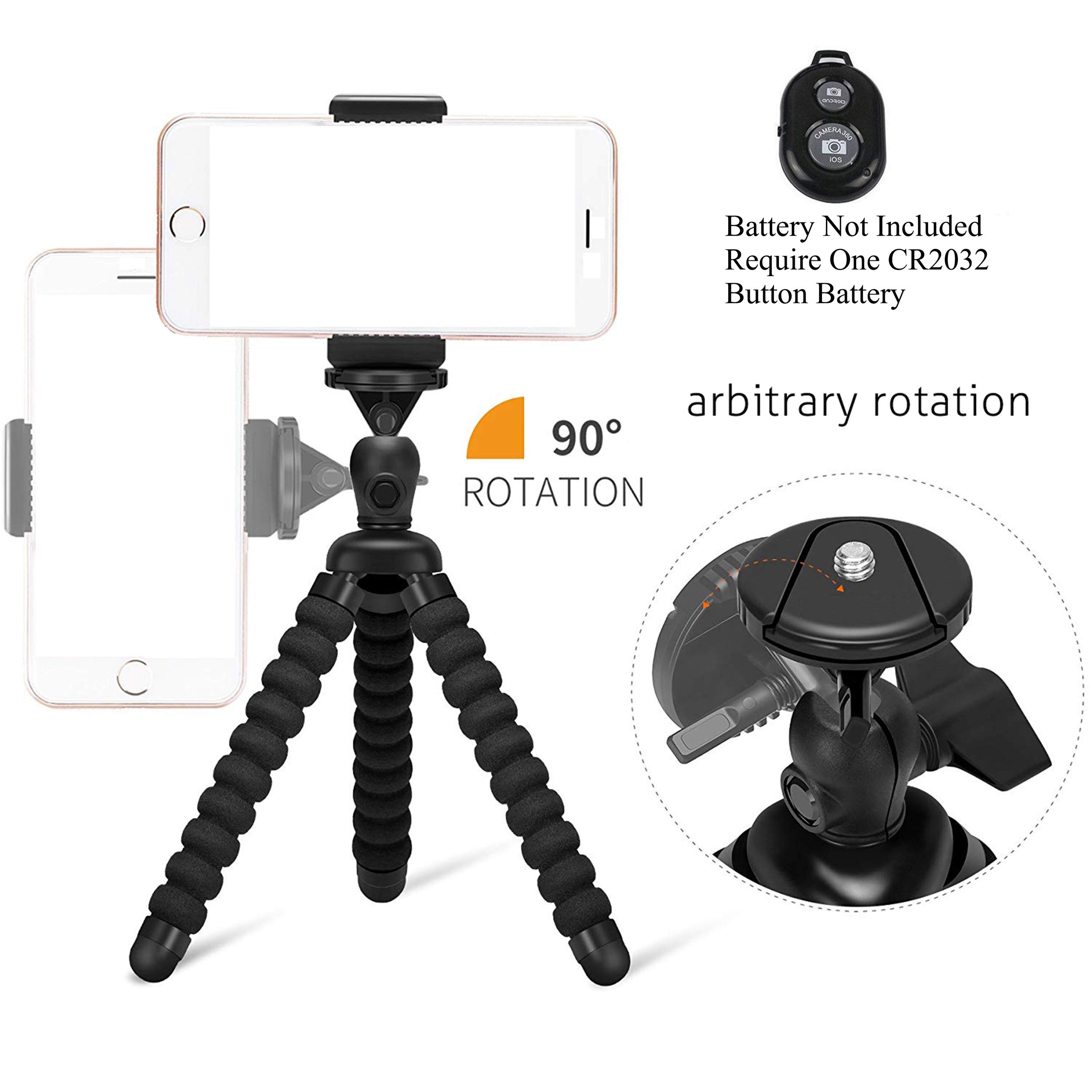 Ailun Cellphone Tripod Mount Stand Phone Holder Small Light For