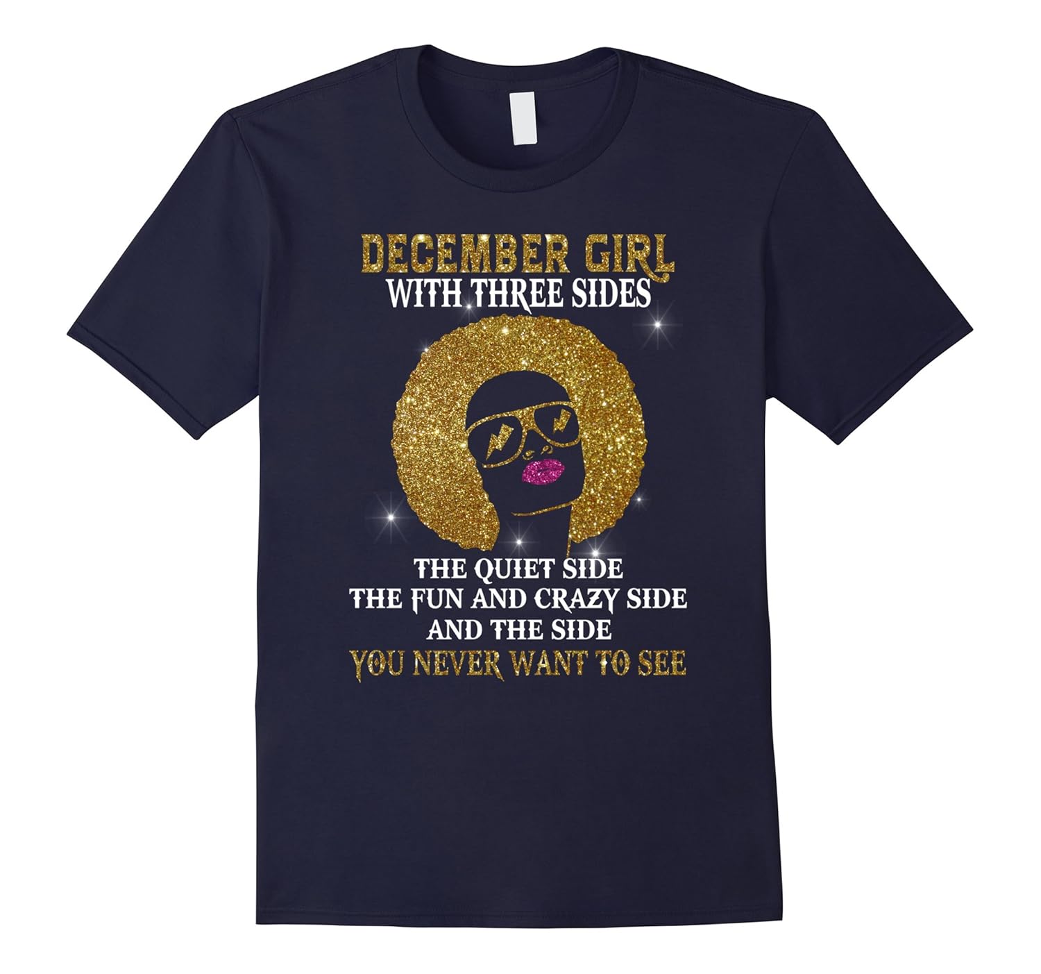 Women's I'm A December Girl Funny Birthday T-Shirt-ANZ