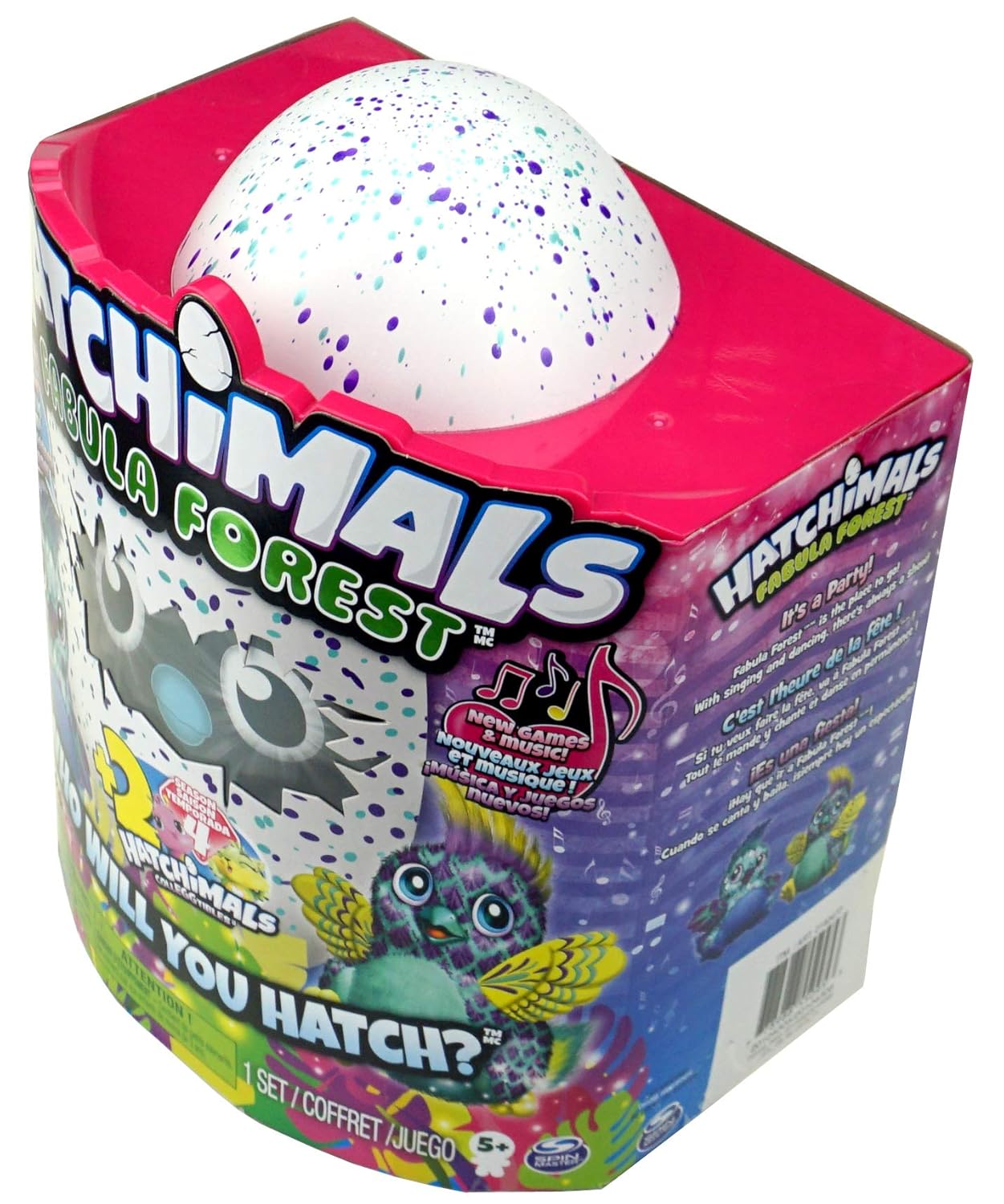 hatchimals fabula forest with 2 colleggtibles