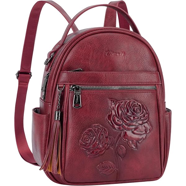 Amazon.com: Dayfine Vintage Backpacks for Women Oil Wax  display picture 1