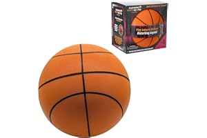 Supreme Silent Sports Basketball | Quiet Indoor Safe Premium Foam Ball for Training, Dribbling & Playing, Gift for 3+, Boys & Girls, Never Shrunken or Inflated (1 Pack)
