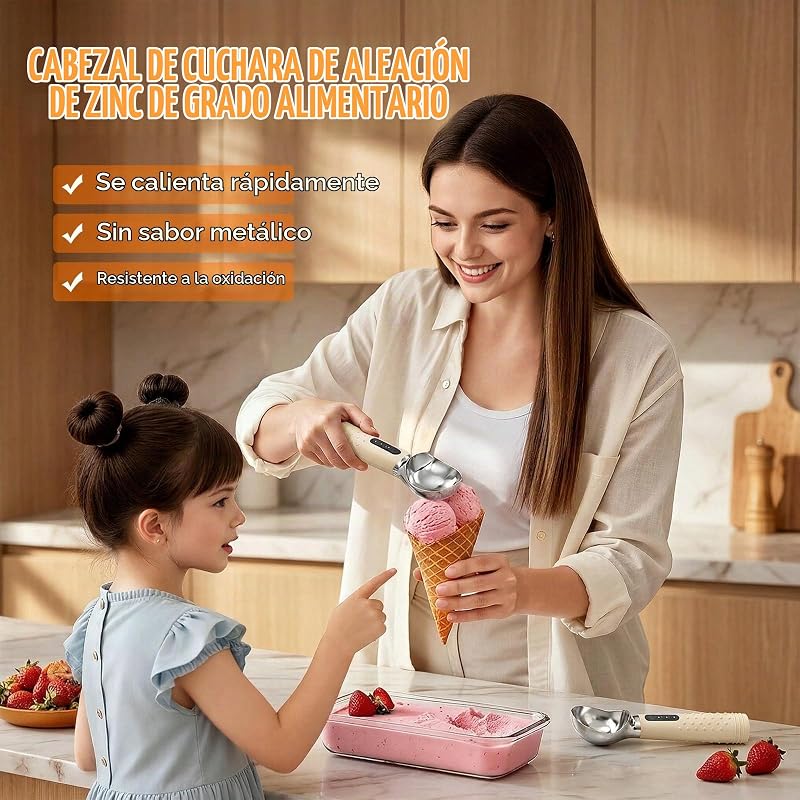 Cuchara Para Helado Eléctrica Calefactada